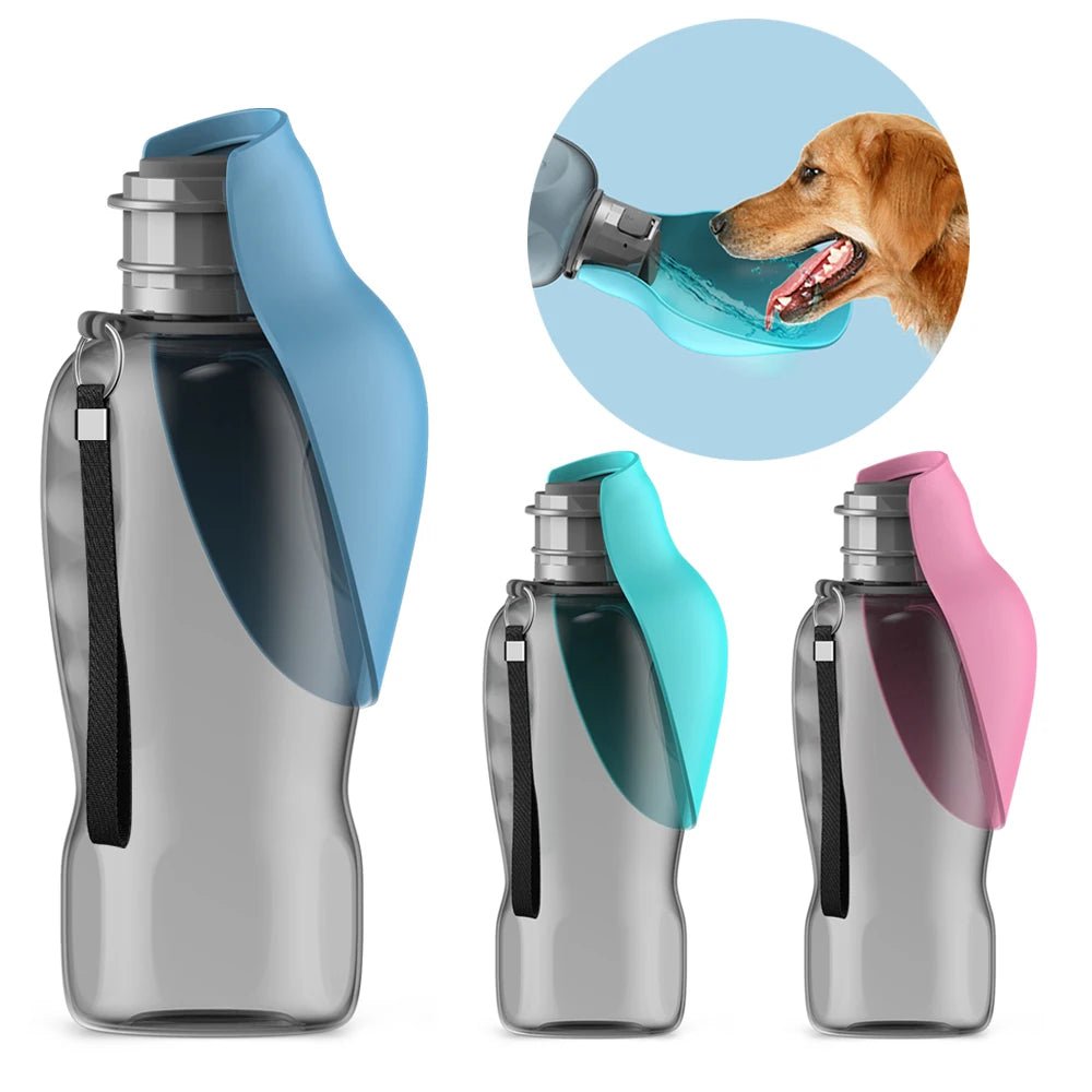 800ml Portable Dog Water Bottle - wagglywonders